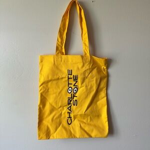 Charlotte Stone Vibrant Yellow Tote